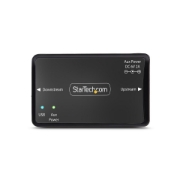 Picture of StarTech.com USB Galvanic Isolator, Up To 6KV, Electrical Noise Isolator, IP40, DIN Rail Mount, Isolated Power Filter, USB 2.0/1.1, 5V/250mA, Plug-and-Play, TAA