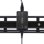 Picture of StarTech.com USB Galvanic Isolator, Up To 6KV, Electrical Noise Isolator, IP40, DIN Rail Mount, Isolated Power Filter, USB 2.0/1.1, 5V/250mA, Plug-and-Play, TAA