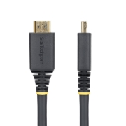 Image de StarTech.com Câble HDMI Haut Débit de 4,5m avec Connecteur à Pince, 4K 60Hz/1440p 144Hz, HDR10/HDCP 2.2/ARC, 18Gbps, UHD HDMI 2.0, Cordon pour TV/Moniteur/Écran, Gaine TPE
