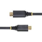 Image de StarTech.com Câble HDMI Haut Débit de 4,5m avec Connecteur à Pince, 4K 60Hz/1440p 144Hz, HDR10/HDCP 2.2/ARC, 18Gbps, UHD HDMI 2.0, Cordon pour TV/Moniteur/Écran, Gaine TPE