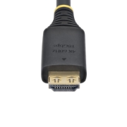 Image de StarTech.com Câble HDMI Haut Débit de 4,5m avec Connecteur à Pince, 4K 60Hz/1440p 144Hz, HDR10/HDCP 2.2/ARC, 18Gbps, UHD HDMI 2.0, Cordon pour TV/Moniteur/Écran, Gaine TPE