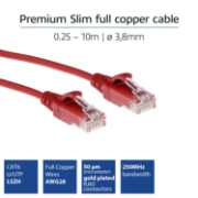 Image de ACT DC9503 câble de réseau Rouge 3 m Cat6 U/UTP (UTP)
