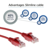 Image de ACT DC9503 câble de réseau Rouge 3 m Cat6 U/UTP (UTP)