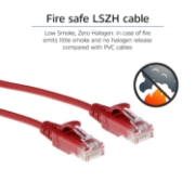 Image de ACT DC9503 câble de réseau Rouge 3 m Cat6 U/UTP (UTP)
