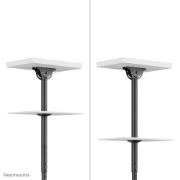 Afbeeldingen van Neomounts CL35-440BL16L Monitor/TV-beugel plafond 37-70" - h 106-156 cm