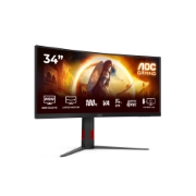 Afbeeldingen van AOC G4 CU34G4 computer monitor 86,4 cm (34") 3440 x 1440 Pixels Wide Quad HD LED Zwart, Rood