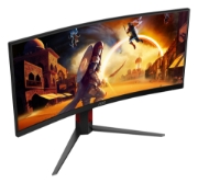 Afbeeldingen van AOC G4 CU34G4 computer monitor 86,4 cm (34") 3440 x 1440 Pixels Wide Quad HD LED Zwart, Rood