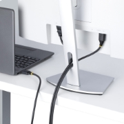 Image de StarTech.com Câble HDMI Haut Débit de 3m avec Connecteur à Pince, 4K 60Hz/1440p 144Hz, HDR10/HDCP 2.2/ARC, 18Gbps, UHD HDMI 2.0, Cordon pour TV/Moniteur/Écran, Gaine TPE