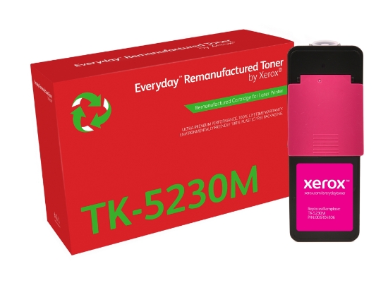 Image de Toner remanufacturé Magenta Everyday™ de Xerox compatible avec Kyocera TK-5230M, Capacité standard
