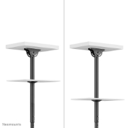Afbeeldingen van Neomounts CL35-340BL22 Dual monitor/TV-beugel plafond 23-42" - h 106-156 cm