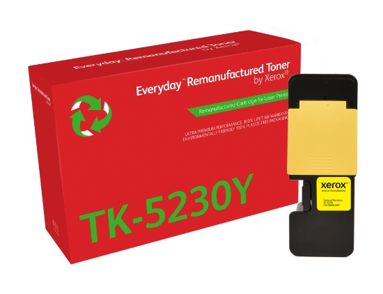 Afbeeldingen van Everyday™ Geel Remanufactured Toner van Xerox compatible met Kyocera (TK-5230Y), Standaard capaciteit