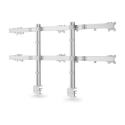 Afbeeldingen van StarTech.com 6-MONITOR-ARM-A flat panel bureau steun 81,3 cm (32") Wit