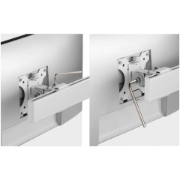 Afbeeldingen van StarTech.com 6-MONITOR-ARM-A flat panel bureau steun 81,3 cm (32") Wit