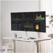 Afbeeldingen van StarTech.com 6-MONITOR-ARM-A flat panel bureau steun 81,3 cm (32") Wit