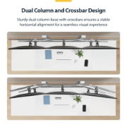Afbeeldingen van StarTech.com 6-MONITOR-ARM-A flat panel bureau steun 81,3 cm (32") Wit