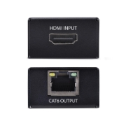 Picture of StarTech.com HDMI Extender Over CAT5e/CAT6, 4K 60Hz, Up to 200ft (60m), Transmitter and Receiver Kit, Power Over Cable, Compact Form Factor