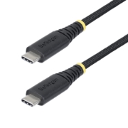 Picture of StarTech.com 2m (6.6ft) USB-C Charging Cable, 240W (5A) PD EPR, Dual-Layer Silicone/Braided Jacket, USB 2.0 Laptop Charger Cable, USB-IF Certified, Rugged USB-C Charging Cord