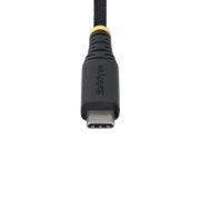 Picture of StarTech.com 2m (6.6ft) USB-C Charging Cable, 240W (5A) PD EPR, Dual-Layer Silicone/Braided Jacket, USB 2.0 Laptop Charger Cable, USB-IF Certified, Rugged USB-C Charging Cord