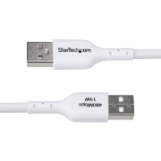 Image de StarTech.com Câble de Charge USB-A vers USB-C de 3m, Charge et Synchronisation, 3A, USB 2.0, Gaine TPE - Cordon de Charge USB Blanc