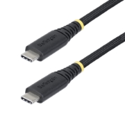 Picture of StarTech.com 3m (10ft) USB-C Charging Cable, 240W (5A) PD EPR, Dual-Layer Silicone/Braided Jacket, USB 2.0 Laptop Charger Cable, USB-IF Certified, Rugged USB-C Charging Cord