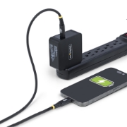 Picture of StarTech.com 3m (10ft) USB-C Charging Cable, 240W (5A) PD EPR, Dual-Layer Silicone/Braided Jacket, USB 2.0 Laptop Charger Cable, USB-IF Certified, Rugged USB-C Charging Cord
