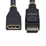Image de StarTech.com Câble d'Extension DisplayPort 1.4 de 3m, Câble d'Économie de Port DP 1.4, 8K 60Hz, Cordon Adaptateur d'Extension DP Mâle vers Femelle, Câble d'Extension DisplayPort, Gaine TPE, M/F