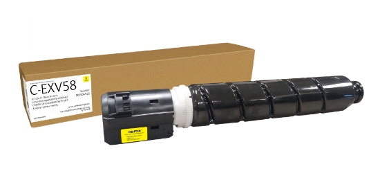 Afbeeldingen van Everyday™ Geel Remanufactured Toner van Xerox compatible met Canon C-EXV58 (3766C002AA), Standaard capaciteit