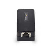 Image de StarTech.com Séparateur de Réseau Gigabit à 1 Port, Coupleur Ethernet RJ45 Compact en Ligne avec Isolation Galvanique 4kV, IP40, Isolateur de Réseau, Montable sur Rail DIN, Conforme TAA