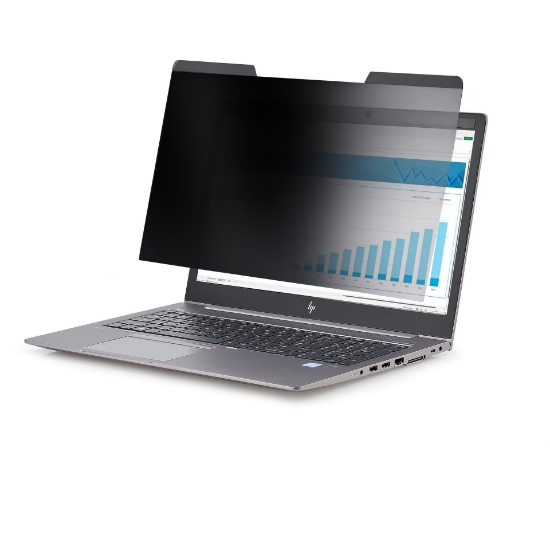 Afbeeldingen van StarTech.com Privacy Filter met Magneetbevestiging voor 13,3 Inch 16:9 Laptop, Omkeerbare Filter, Laptop Screen Protector, Kijkhoek 60 deg (+/- 30 deg), TAA, Blauw Licht Afscherming