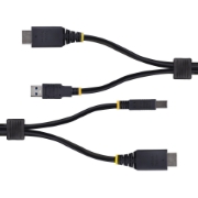 Image de StarTech.com Câble KVM HDMI de 3 m et USB 5Gbps, 4K 60Hz, Câble Combo HDMI 2.0 et USB pour Commutateurs/Switchs KVM