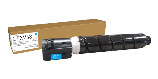 Afbeeldingen van Everyday™ Cyaan Remanufactured Toner van Xerox compatible met Canon C-EXV58 (3764C002AA), Standaard capaciteit