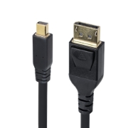 Image de StarTech.com Câble Mini DisplayPort vers DisplayPort 1.4 de 3m - 8K 60Hz/4K 120Hz HBR3 HDR, UHD mDP vers DP 1.4, Câble Écran/Vidéo Ultra HD Mince (34 AWG)