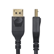 Image de StarTech.com Câble Mini DisplayPort vers DisplayPort 1.4 de 3m - 8K 60Hz/4K 120Hz HBR3 HDR, UHD mDP vers DP 1.4, Câble Écran/Vidéo Ultra HD Mince (34 AWG)