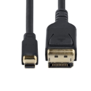 Image de StarTech.com Câble Mini DisplayPort vers DisplayPort 1.4 de 3m - 8K 60Hz/4K 120Hz HBR3 HDR, UHD mDP vers DP 1.4, Câble Écran/Vidéo Ultra HD Mince (34 AWG)