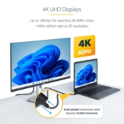 Afbeeldingen van StarTech.com 15m Actieve High Speed HDMI Kabel, 4K 60Hz/1440p 144Hz, HDR10/HDCP 2.2/ARC, 18Gbps, UHD HDMI 2.0 Kabel voor TV/Monitor/Display, TPE Mantel