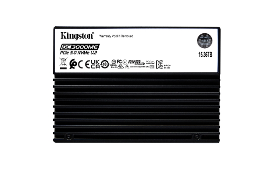Picture of Kingston Technology 15.36TB DC3000ME U.2 PCIe 5.0 NVMe TCG Opal Enterprise SSD