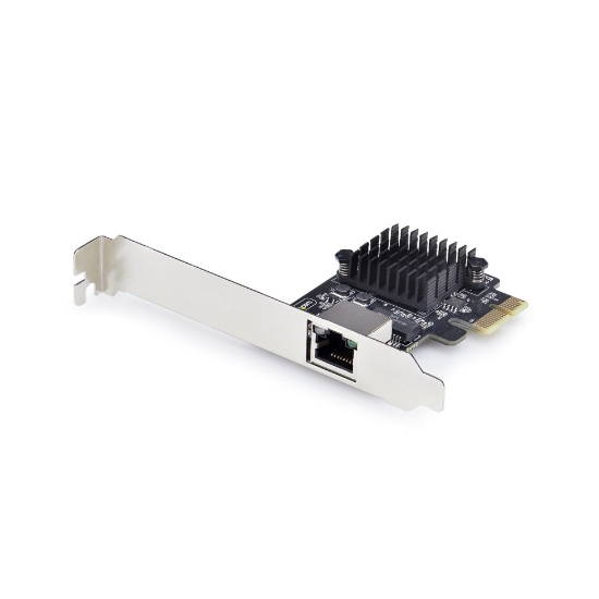 Image de StarTech.com Carte Réseau PCIe Gigabit 5G à 1 Port, Carte LAN PCI Express 5G/2,5G/1G/100M/10M, Realtek RTL8126, Windows et Linux, Conforme TAA