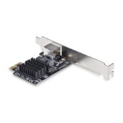 Image de StarTech.com Carte Réseau PCIe Gigabit 5G à 1 Port, Carte LAN PCI Express 5G/2,5G/1G/100M/10M, Realtek RTL8126, Windows et Linux, Conforme TAA