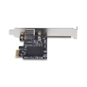 Image de StarTech.com Carte Réseau PCIe Gigabit 5G à 1 Port, Carte LAN PCI Express 5G/2,5G/1G/100M/10M, Realtek RTL8126, Windows et Linux, Conforme TAA