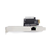 Image de StarTech.com Carte Réseau PCIe Gigabit 5G à 1 Port, Carte LAN PCI Express 5G/2,5G/1G/100M/10M, Realtek RTL8126, Windows et Linux, Conforme TAA