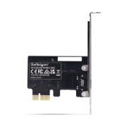 Image de StarTech.com Carte Réseau PCIe Gigabit 5G à 1 Port, Carte LAN PCI Express 5G/2,5G/1G/100M/10M, Realtek RTL8126, Windows et Linux, Conforme TAA