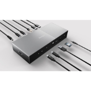 Afbeeldingen van Kensington Zubehör Notebook Bedraad Thunderbolt 5 Zwart, Grijs