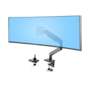 Afbeeldingen van StarTech.com Monitor Arm voor Bureau, Tot 49in 32:9 Ultrawide Curved Monitors, Mechanische Springveer Arm, C-Klem/Doorvoertule, VESA 75x75/100x100, Afstelling zonder gereedschap, Draagvermogen 20kg