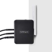 Image de StarTech.com Chargeur Mural USB-C 140W, 3x USB-C/1x USB-A, Adaptateur d'Alimentation Power Delivery 3.1 International GaN pour MacBook/Dell XPS/Inspiron