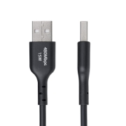 Picture of StarTech.com 6.6ft (2m) USB-A to USB-C Charging Cable, Charge & Sync, 3A, USB 2.0, TPE Jacket - Black USB Charging Cord