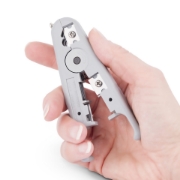 Picture of StarTech.com Network Cable Stripper and Cutter, Professional Wire Stripper for UTP/FTP/STP/Coax Cables, Rotary Wire Stripping and Cutting Tool