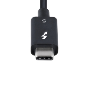 Image de StarTech.com Câble Thunderbolt 5 de 80cm, 80Gbps/Jusqu'à 120Gbps, 240W PD, 8K 60Hz, Câble Thunderbolt Certifié, Compatible avec Thunderbolt 4/USB4/USB-C