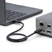 Image de StarTech.com Câble Thunderbolt 5 de 80cm, 80Gbps/Jusqu'à 120Gbps, 240W PD, 8K 60Hz, Câble Thunderbolt Certifié, Compatible avec Thunderbolt 4/USB4/USB-C