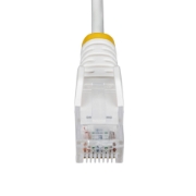Afbeeldingen van StarTech.com 2m Dunne CAT6 Ethernet Kabel, Wit, Snagless, 100W PoE, UTP, LSZH, 28AWG Pure Koperdraad, Slim RJ45 Netwerk Patchkabel met Trekontlasting, Fluke Getest