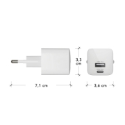 Image de dbramante1928 CH18EUWH7098 chargeur d'appareils mobiles Universel Blanc Secteur Intérieure